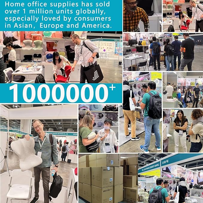 Pressure Relief Seat Cushion for Long Sitting Hours on Office/Home Chair, Car, Wheelchair - Extra-Dense Memory Foam for Hip, Tailbone, Coccyx, Sciatica-Black (Dark Edge)