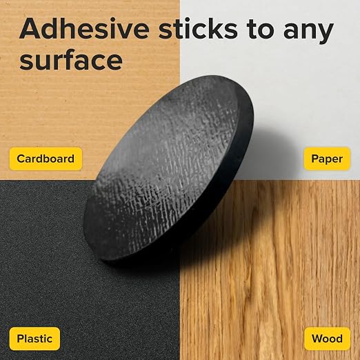 Sticky Flexible Adhesive Magnets for Crafts, 0.8"x0.08" (20x2mm), 120 pcs | Flexible Sticky Magnetic Dots for Office & School Supplies, Whiteboard, Crafts, Fridge, School Projects & Classroom Decor