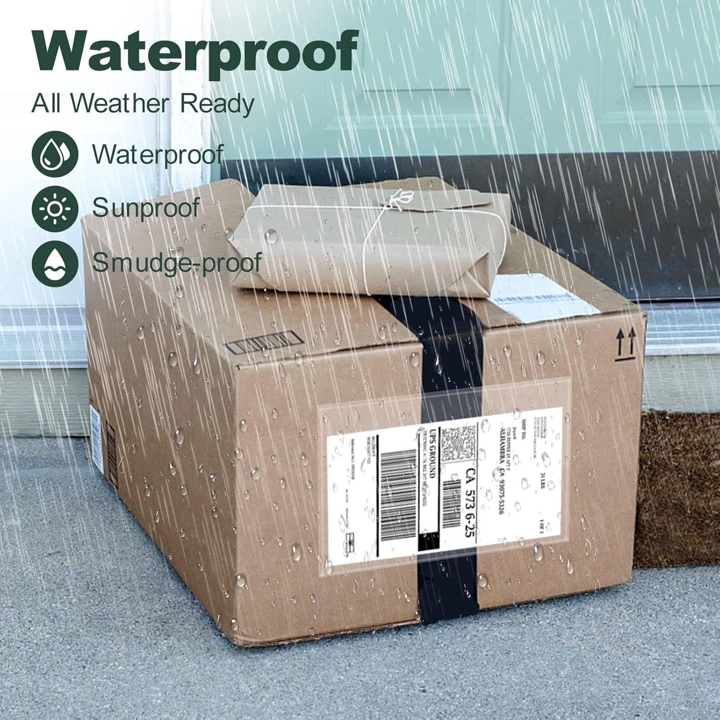 Clear Packing List Envelopes, 6''x9'' Top Loading Shipping Label Envelopes Pouches, Adhesive Shipping Label Sleeves/Mailing Pouches for Shipping (500pcs)