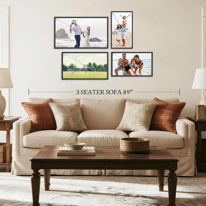 BSIMB Large Digital Picture Frame 21.5 Inch, Touchscreen 1920x1080 FHD 32GB WiFi Digital Photo Frame Electronic Remote Control, Share Pictures/Videos via App/USB/SD Easy Setup Gifts for Mom, Black