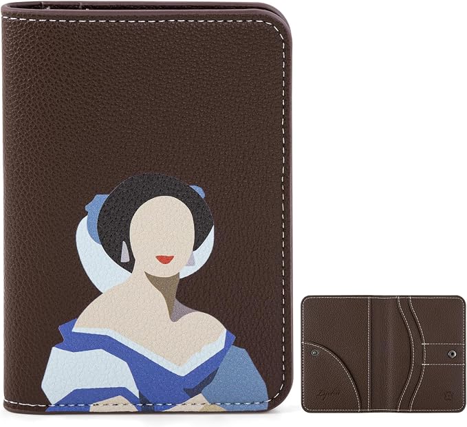 Lychii Passport Holder, RFID Blocking Travel Wallet, Slim Passport Cover | PU Leather Protector Case for Quick TSA Access, Secure Boarding Passes & ID Cards for Men Women, Travel Accessories