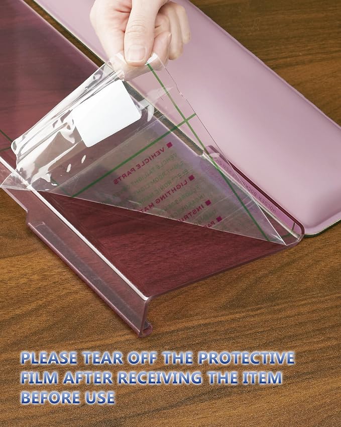 Laborio Computer Keyboard Wrist Rest, Keyboard Riser Stand for Desktop | Rose Pink, Ergonomic Acrylic Keyboard Holder, Non-slip Wrist Pad, Pain Relief for Typing, Multiple Colors