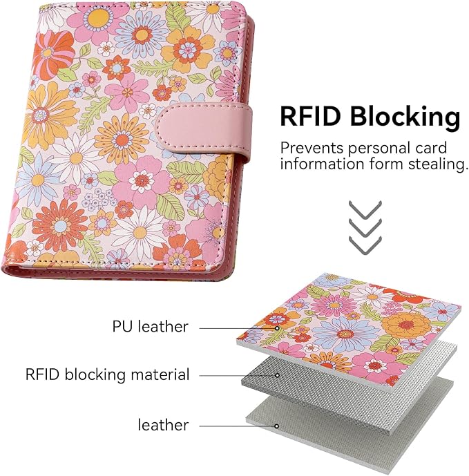 passport holder, passport cover, vaccine card holder, waterproof leather travel wallet with rfid blocking for men/women