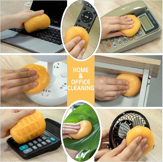 TICARVE 2pack Cleaning Gel Car Putty Car Accessories Auto Detailing Kits | Car Interior Cleaning Kits Clean Supplies Slime For Automotive Keyboard Laptop Dust Remover Reusable Gift For Men Women