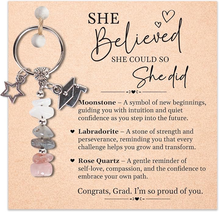 Sensemory Retirement Gift For Woman Keychain, Coworker Leaving Gifts For Teacher, Nurse, Daughter Graduation, College Gift, Farewell, Promotion, New Job Key Chains, Friend Going Away Stocking Stuffers