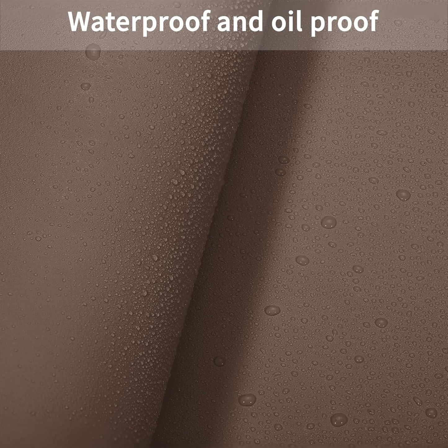 Leather Table Cover,1.8mm Thick,24x60 Inch Desk Cover,Large Desk Mat,Table Protector,Table Cover Protector,Desk Protector,Table Pad,(Mud Color+Champagne Gold,24x60)