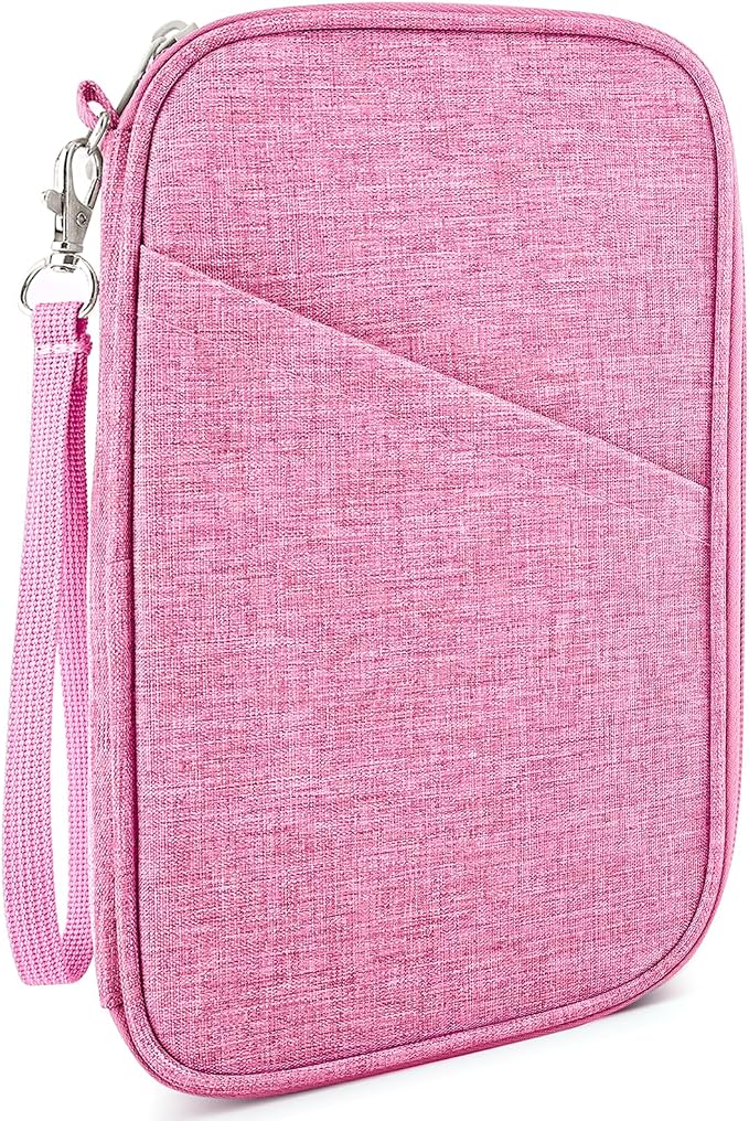 Passport Holder Family, Women Rfid Blocking Passport Wallet, Travel Essentials Premium Wallets, Waterproof Passport Holders Bag for Men Traveling, Travel Document Organizer Credit Cards Case