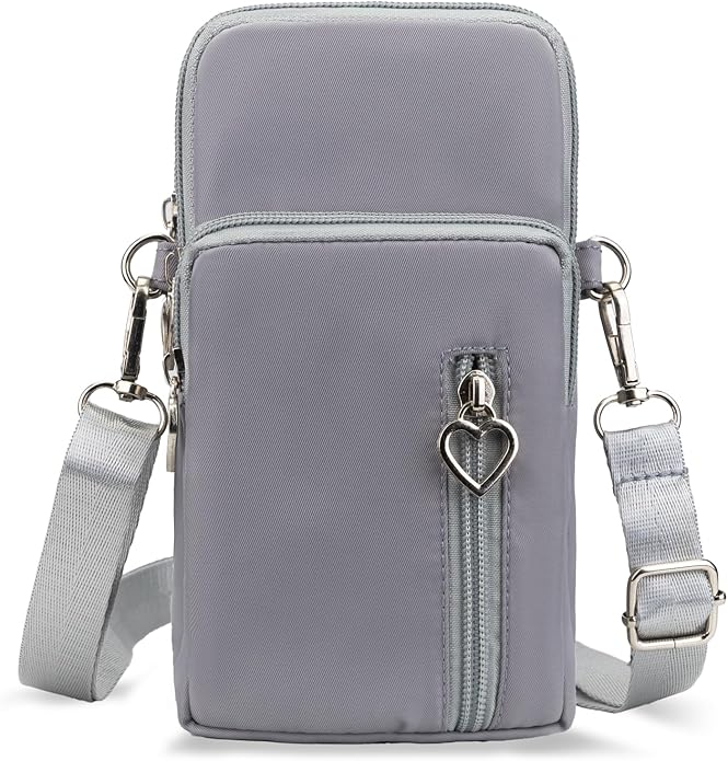 Small Crossbody Bag for Women - Mini Phone Purses with Crossbody Strap and Wallet - Nylon Arm Bag
