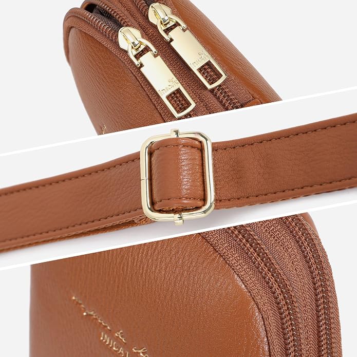 Lightweight Small Crossbody Sling Bag for Women | Mini Travel Purse,Multi-pocket with Card Slots,Durable Vegan Leather,Everyday Carry