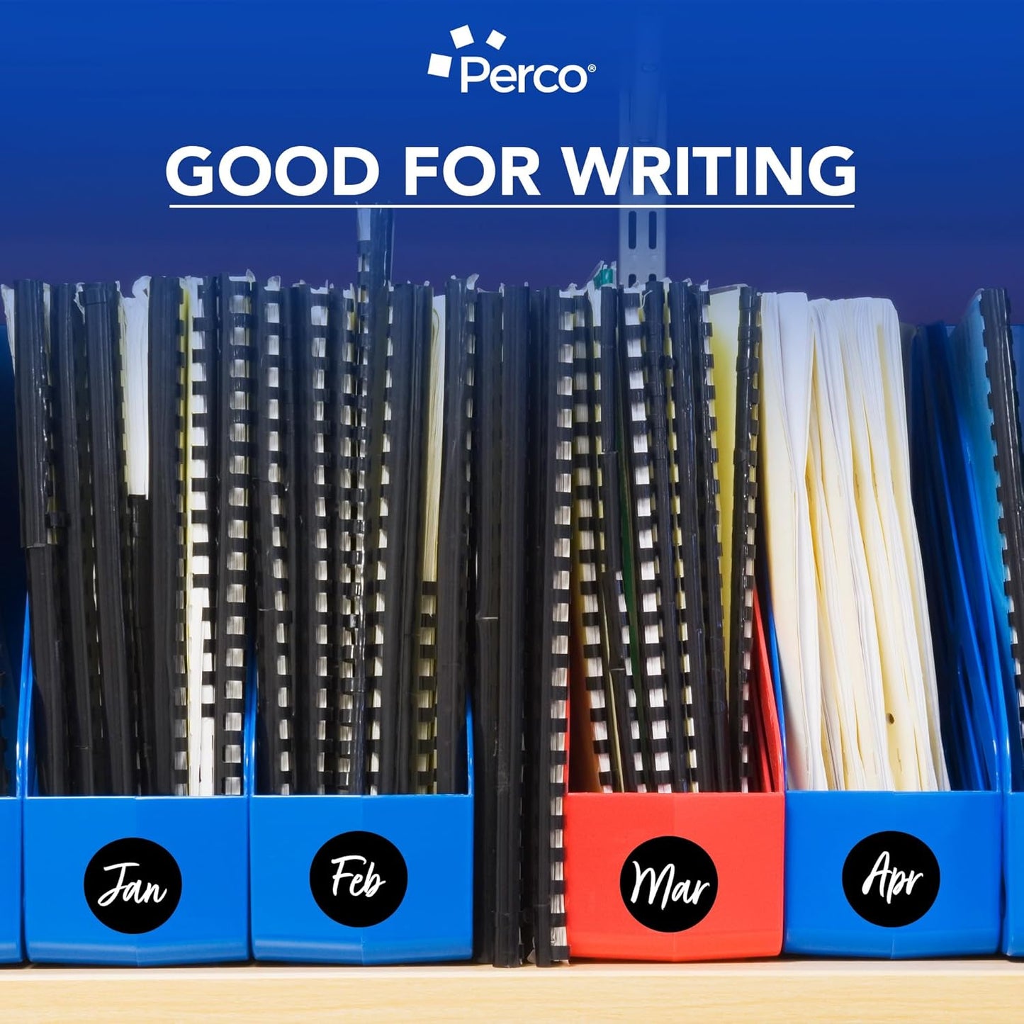Perco Black 2-Inch Perforated Circle Dot Sticker Labels — 10 Rolls, 5,000 Round Stickers — with Permanent Adhesive for Organizing, Color Coding, Bin Labeling, Packaging Alerts—Made in USA