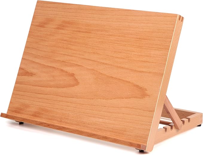5 Position Wood Drafting Table Easel Drawing&Sketching Board | 16 1/2 Inches by 12 1/8 Inches