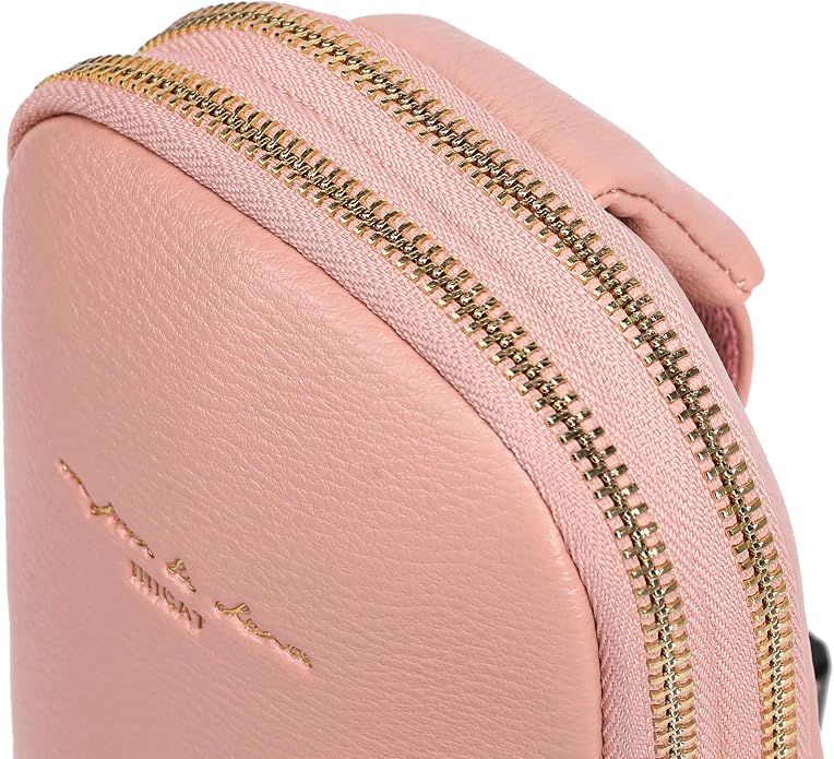 Lightweight Small Crossbody Sling Bag for Women | Mini Travel Purse,Multi-pocket with Card Slots,Durable Vegan Leather,Everyday Carry