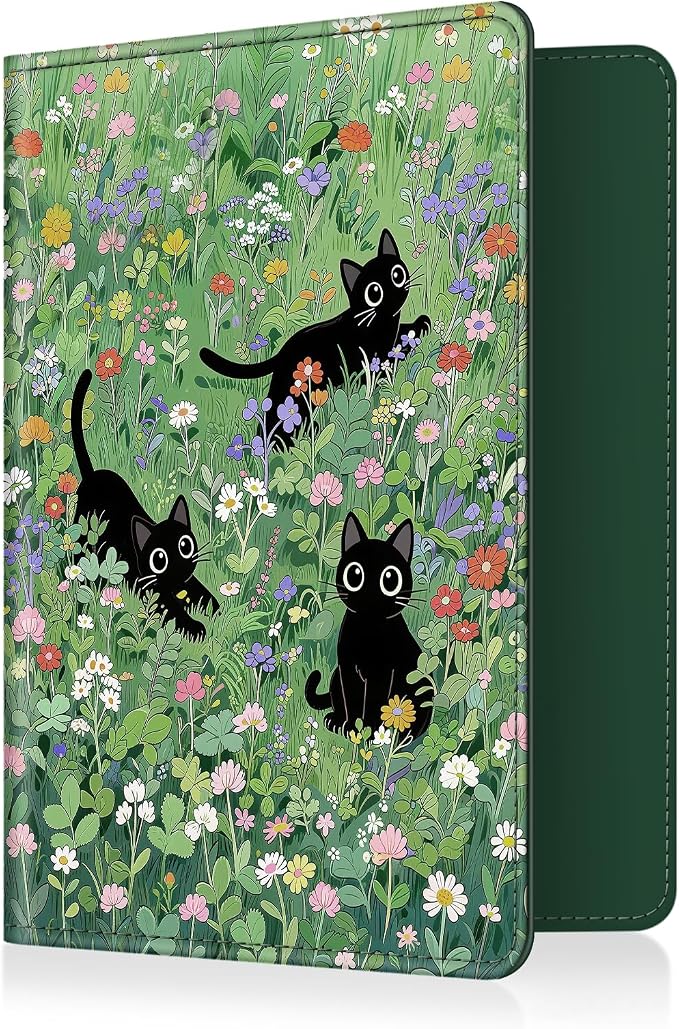 FINTIE Passport Holder, Slim Travel Wallet RFID Blocking Card Case Cover | Passport Cover Protector Essentials with Credit Card Slots, For Women/Men