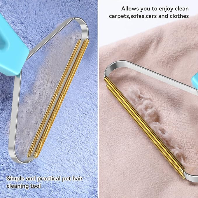 Pet Hair Remover Carpet Rake, Dog & Cat Hair Fur Remover, Carpet Scraper | Pet Hair Removal Tool, Fabric Shaver, Lint Remover, Carpet Brush, Carpet Scraper, Rugs, Couch, Furniture, Car, Pet Towers