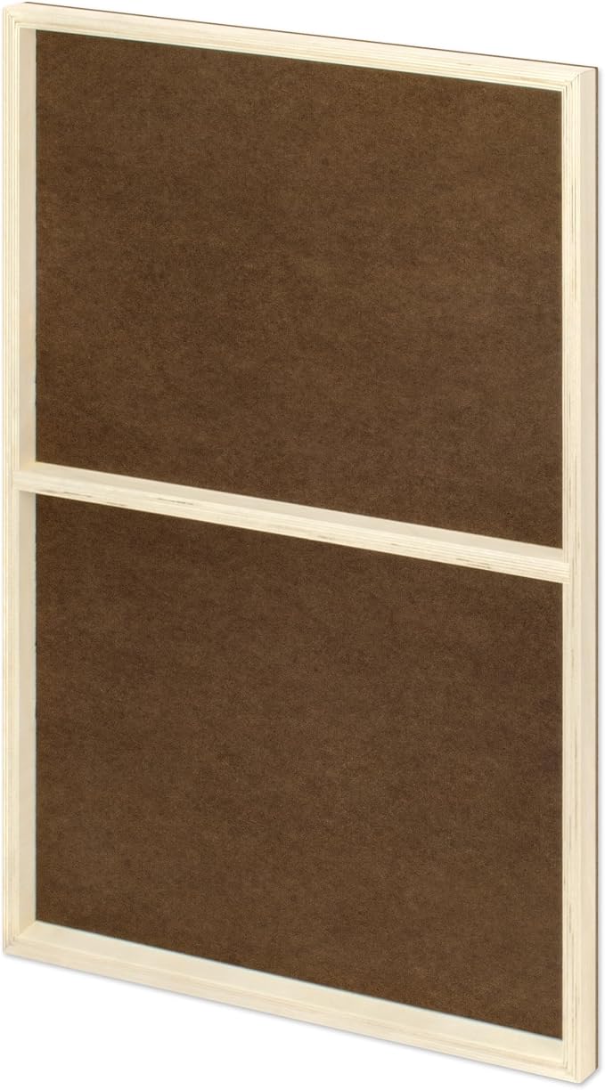 Ampersand Art Supply Hardboard Wood Painting Panel: Museum Series Hardbord, 24" x 36", 3/4 Inch Cradled Profile