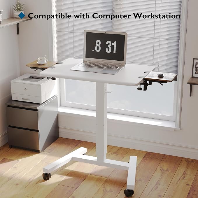 BONTEC Ergonomic Desk Extender Tray, 9.5"x9.1" Table Mount Arm Wrist Rest Shelf, 90° Foldable Elbow Support, Clamp on Computer Arm Rest for Desk, Office & Home Use, Durable & Easy to Install | 90°Foldable Elbow Support, Table Mount Arm, Clamp on Comput...