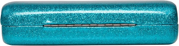 SPUNKYsoul Eye Glasses Case Girl Sparkle Smooth Glitter Hard Shell Eyeglass for Women