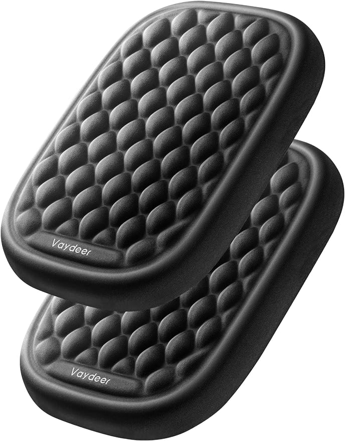 Vaydeer Ergonomic Wrist Rest Pad, 2 Pcs Armrest Pad Elbow Rest Padded, Relieve Elbow Pain Computer Arm Rest Wrist Support Cushion Mouse Pad for Desk Office Gaming