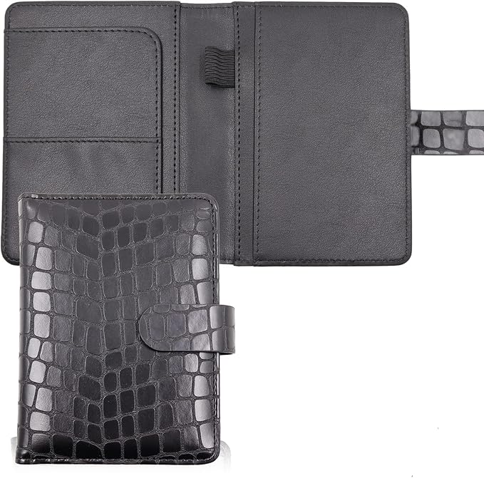 Melsbrinna Premium Leather Passport Holder Covers Case, Waterproof Rfid Blocking Travel Wallet Passport Holder with Pen Holder, Cute Passport Book for Women/Men