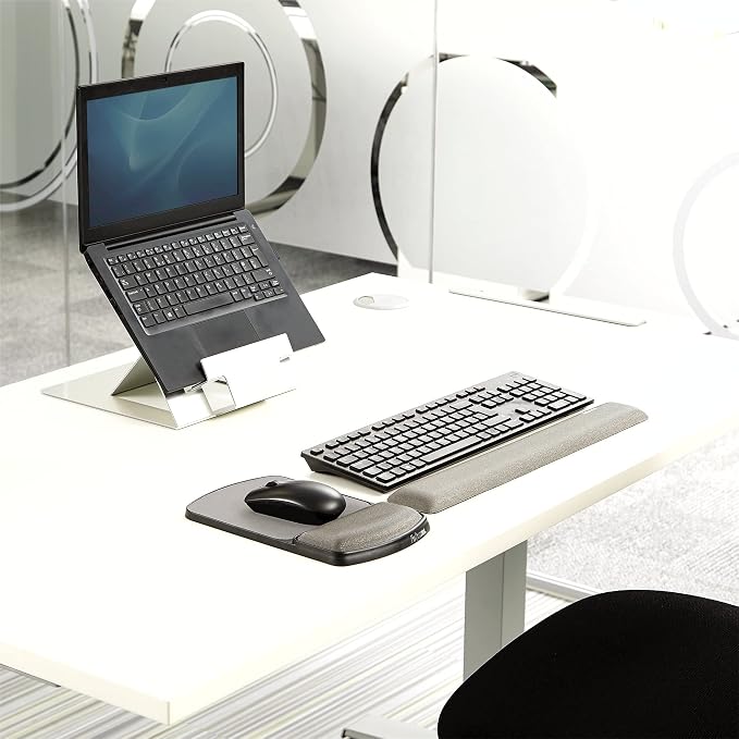 Fellowes Gel Keyboard Wrist Rest - Graphite (91737)