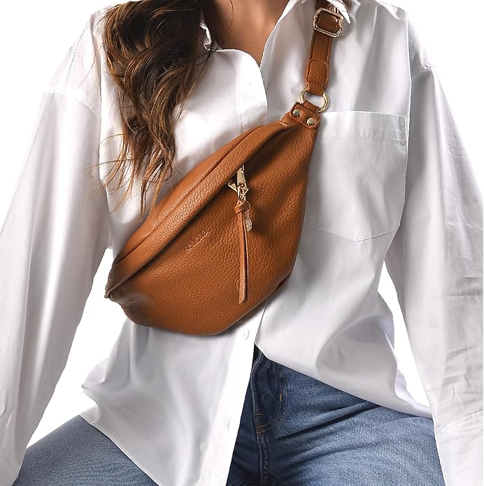 Anti Pickpocket Bag - RFID Crossbody Bag for Travel, Adjustable Strap Multiple Compartments Anti Theft Crossbody Bags for Women Vegan Travel Size Essentials Crossbody Bags for Women Large Size