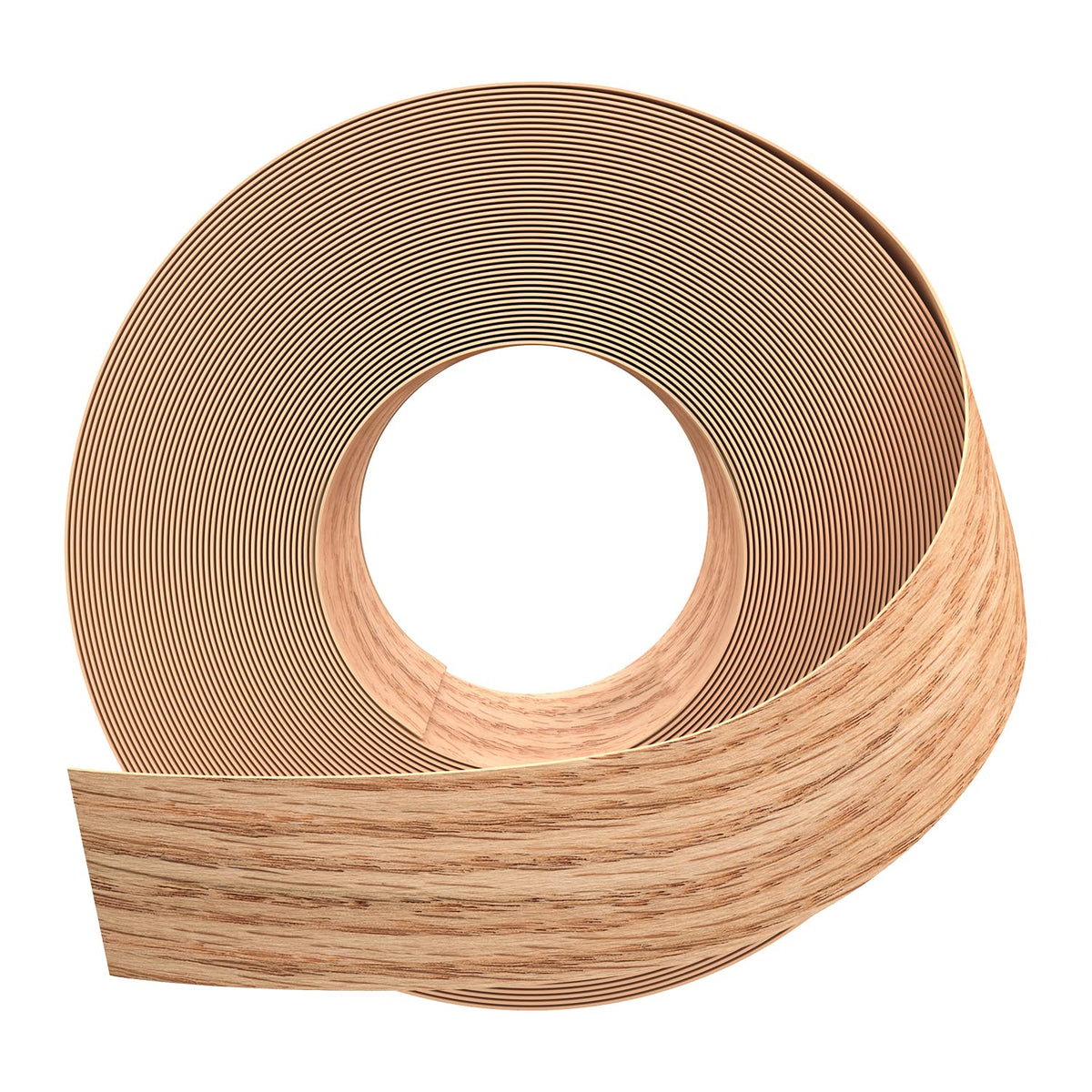 GSCIT Club Red Oak Edge Banding, 2 inch x 100ft roll of Veneer Plywood Edge Banding Preglued Flexible, Wood Tape Banding for Cabinet Repair