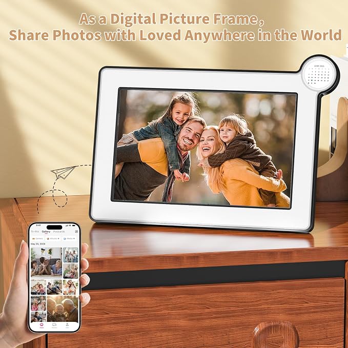 Digital Calendar, Electronic Calendar with 10.1-inch Touch Screen,Smart Calendar for Work and Family Planner, Also Functions As a Digital Picture Frame,Gifts for Women Men, Gifts for Mom Dad