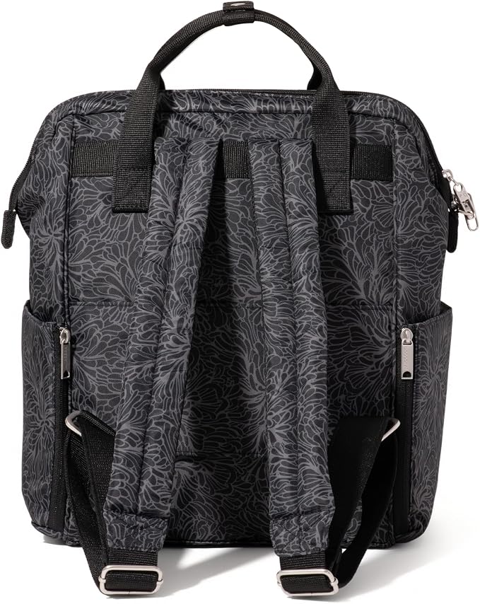 Baggallini Securtex Anti-Theft Windsor Backpack for Travel, Work & College, RFID & Locking Zipper, Up to 16" Laptop