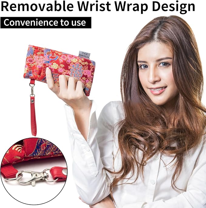 Face Shadow Double Glasses Case Soft Eyeglass Case For Women Men Squeeze Top Sunglasses Case With Cleaning Cloth