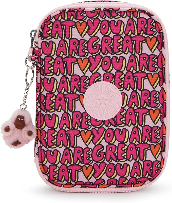 Kipling 100 Pens Printed Case Girly Geo