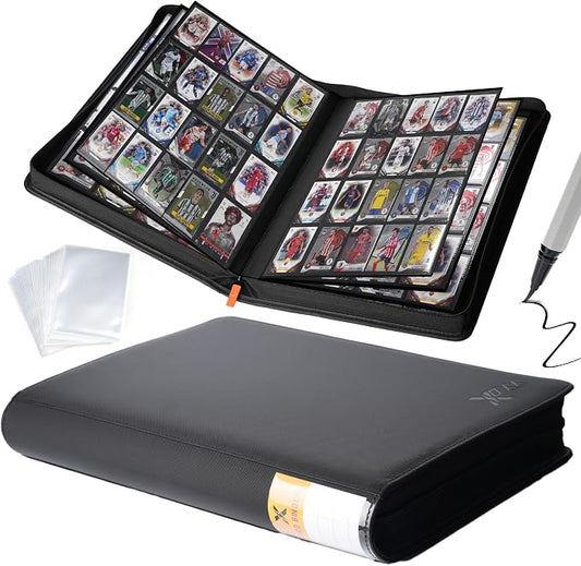 1000+ Pockets Trading Card Binder 1024 Capacity (20-Pocket, Black)