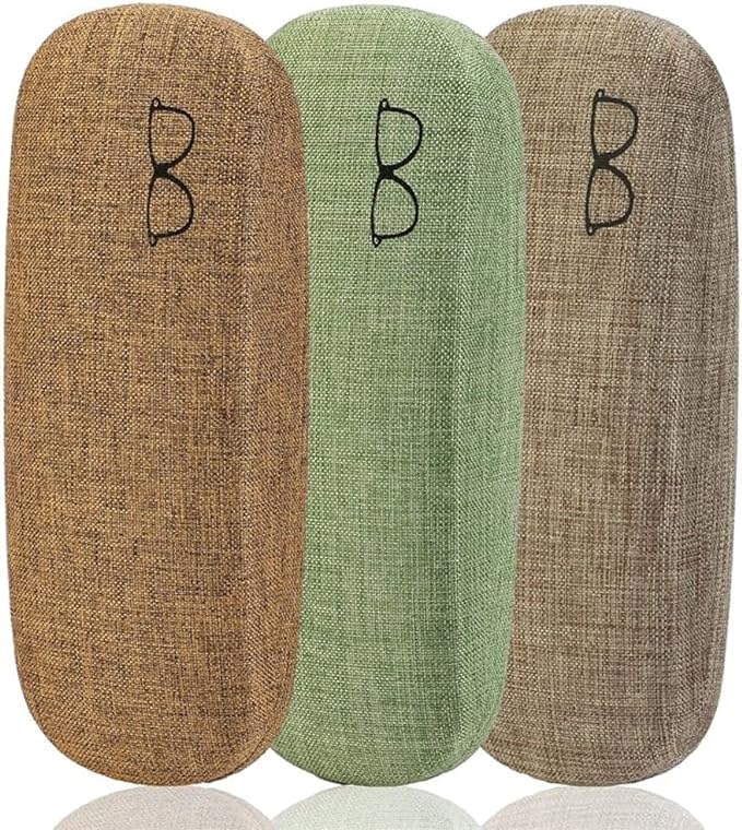 ZONLY Eyeglasses Case,(6 Piece) Unisex Hard Shell Eyeglasses Cases Protective Case For Glasse