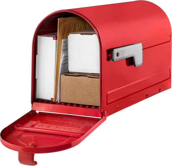 ARCHITECTURAL MAILBOXES 7600R MB1 Mailbox, Medium, Red (Pack of 3)