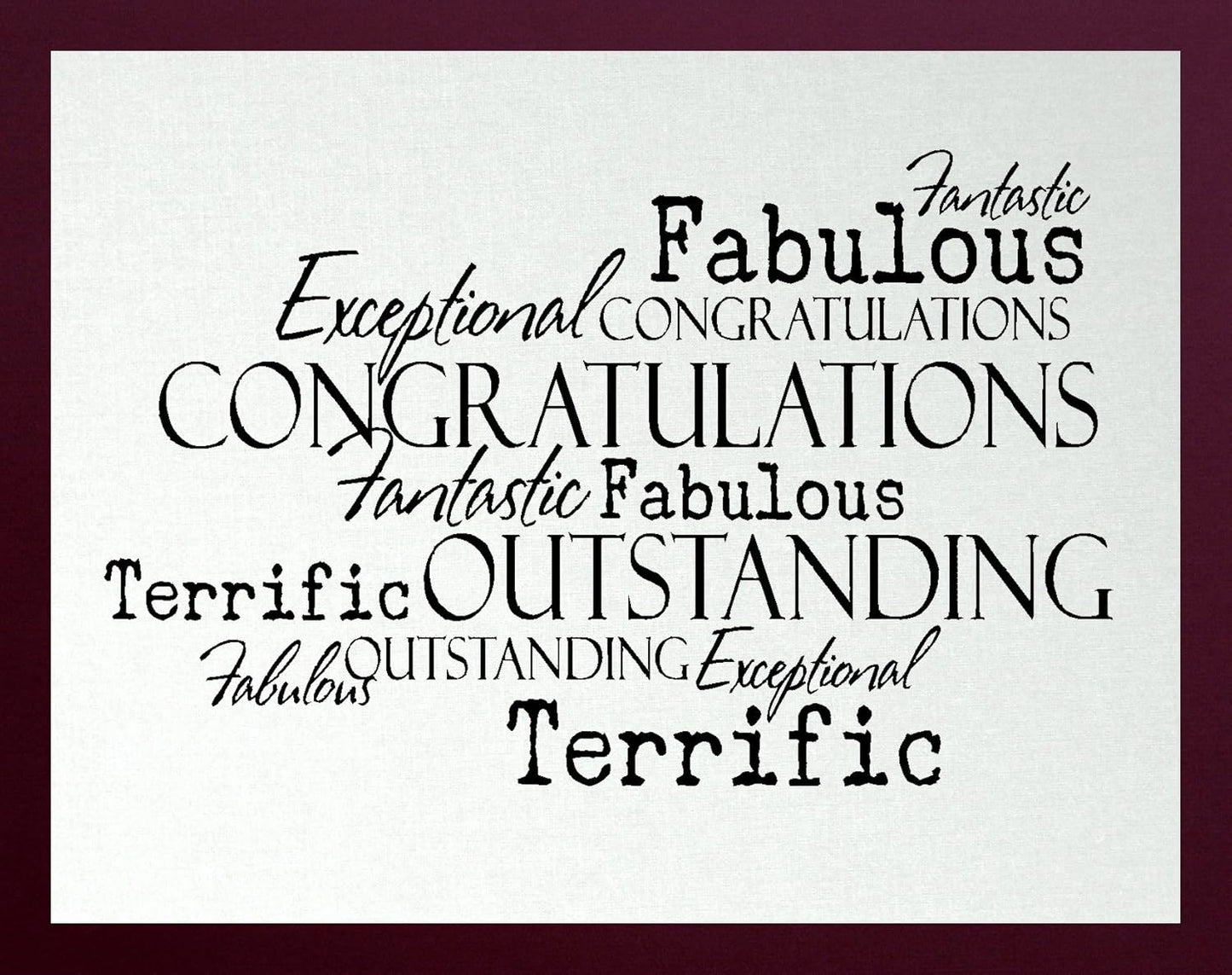 40 Dark Burgundy Linen 80# Cover Paper Sheets - 8" X 10" (8X10 Inches) Photo|Picture-Frame Size - 80 lb/pound Card Weight - Fine Linen Textured Finish - Deep Dye Quality Cardstock
