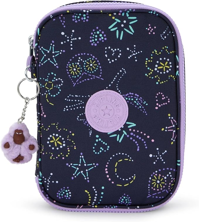 Kipling Women's 100 Pens Printed Case, Organize Accessories, Art Supplies, Makeup, Travel Organizer