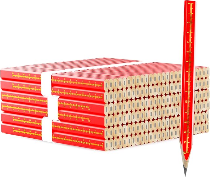 KR. LIF 110 PCS Construction Carpenter Pencils, Carpenter Marking Pencil for Woodworking Concrete Scriber Marking Tool pica pencils(110)