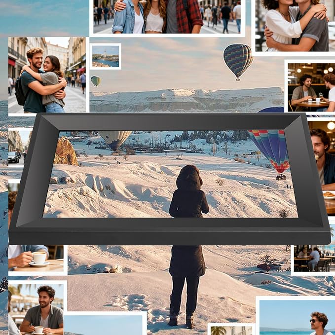 Uhale Digital Picture Frame 10.1 inch IPS Touch Screen Digital Photo Frame WiFi Enabled丨Wall Mountable丨Auto-Rotate Send Best Wishes via “Uhale ”App-for Families＆Friends or Grandparents Gift