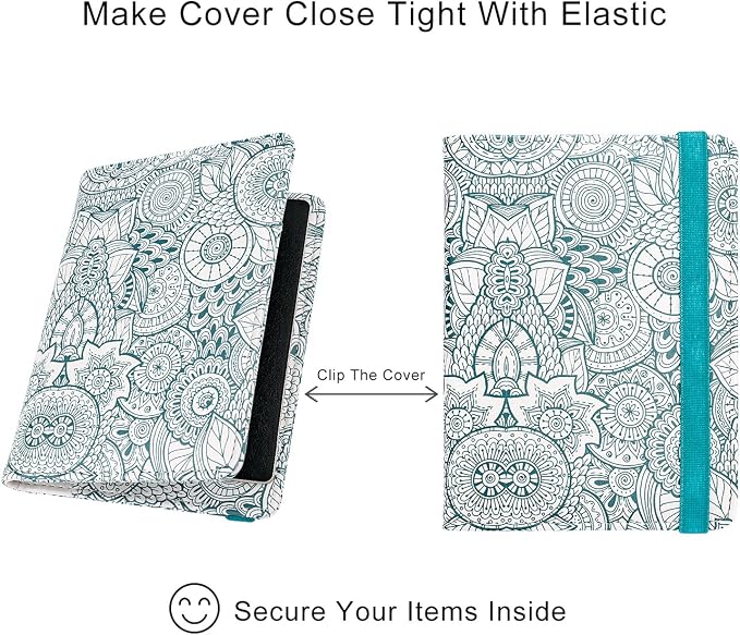WALNEW Passport Holder for Travel, RFID Passport Wallet, Travel Essentials | PU Leather Passport Cover Case with Pen Holder, Travel Must Haves Accessories, Passport Book Holder for Women Men