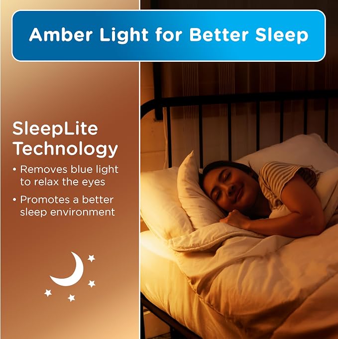 Enbrighten SleepLite Motion Sensor Night Lights Plug Into Wall Nightlight Amber Light Bathroom Bedroom Kitchen Nursery Kids Adults Oil Rubbed Bronze