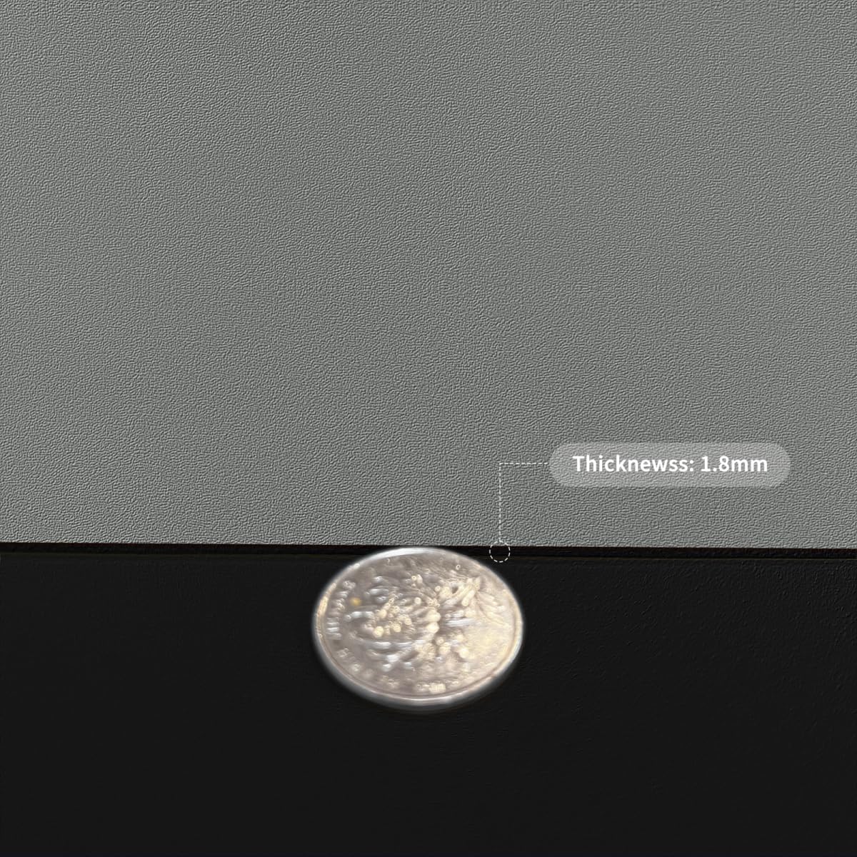 Table Pad Protector for Dining Room Table - Can Be Used On Both Sides Waterproof and Easy to Clean Good Flatness Used for Dining Table(Black+Gray 54x72)
