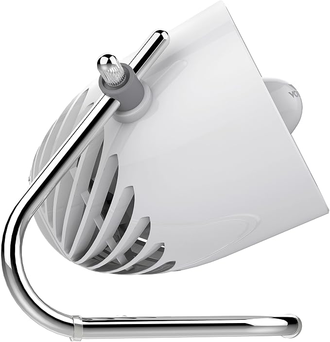 Vornado Pivot Personal Air Circulator, Portable, Desk Fan, Electric, Ice White