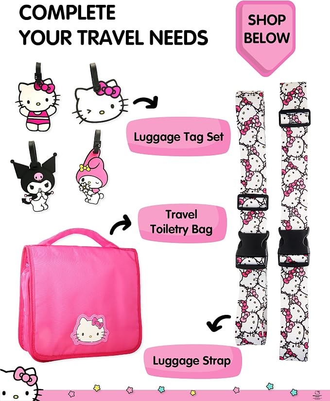 Hello Kitty Passport Holder for Travel Official License, Cute (Gradient) | Passport Cover, Sanrio Gifts
