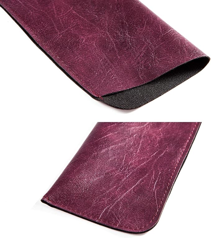 TRIUMPH VISION Reading Glasses Pouch Eyeglass Sleeve Soft Case Slim 3 Pack | Alternative to Bulky Case Lightweight，Neoprene Lined Padded Protect Optical lens Slip in, Cute Pattern Portable for Daily Use
