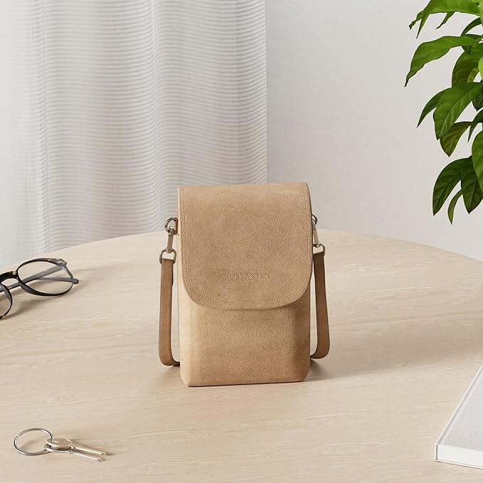 BOSTANTEN Small Crossbody Bag for Women Designer Cell Phone Purse | Vegan Leather, Multiple Pockets, Card Slots, Compact Size for Phone, Cards and Keys, Daily Travel Shopping Use