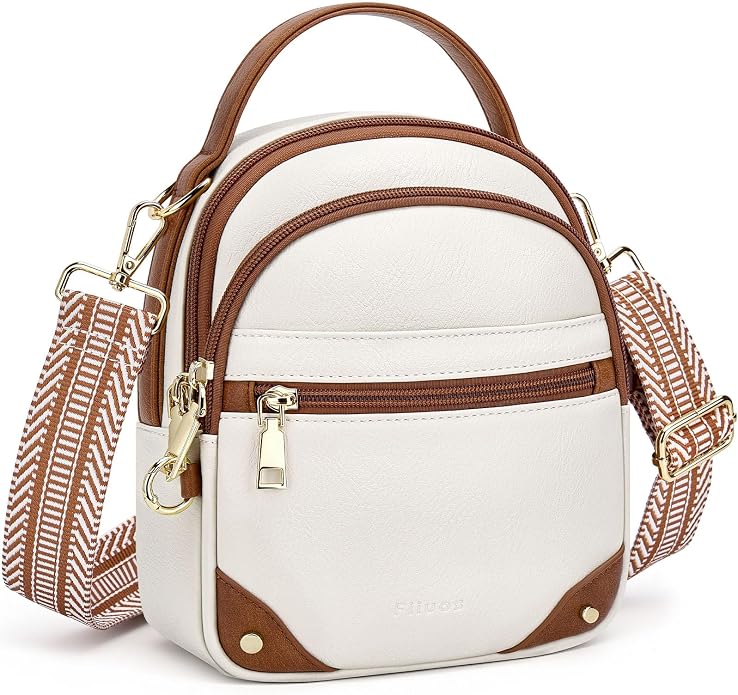 Anti Theft Crossbody Bag for Women RFID Small Purse Travel | Secure Crossbody Phone Purse with Handle, 5 RFID Slots, 7-Pocket Fits 7.9" Tablet, Adjustable Strap, Hands-Free Everyday