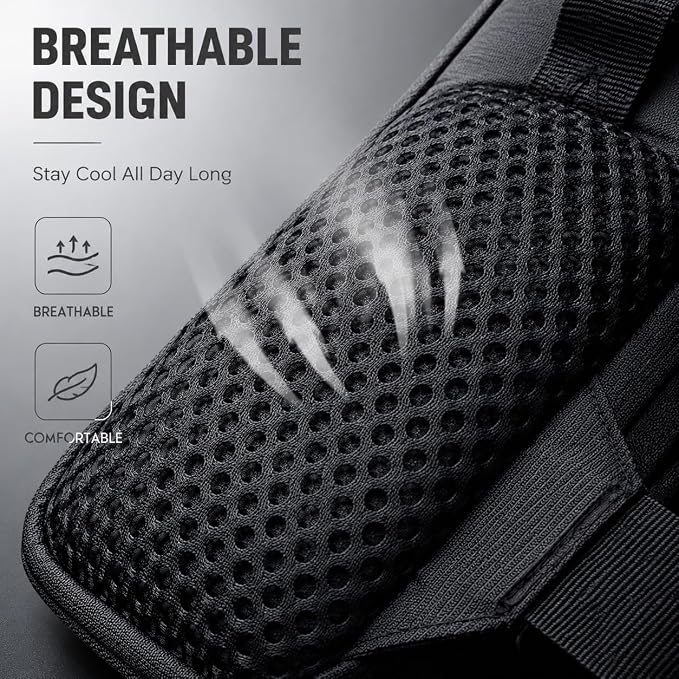 Simptech Mini Crossbody Sling Bag - Water-Resistant Dual Pocket Chest Pack - Lightweight Fanny Pack for Running, Travel & Everyday Workout