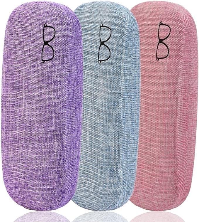 ZONLY Eyeglasses Case,(6 Piece) Unisex Hard Shell Eyeglasses Cases Protective Case For Glasse
