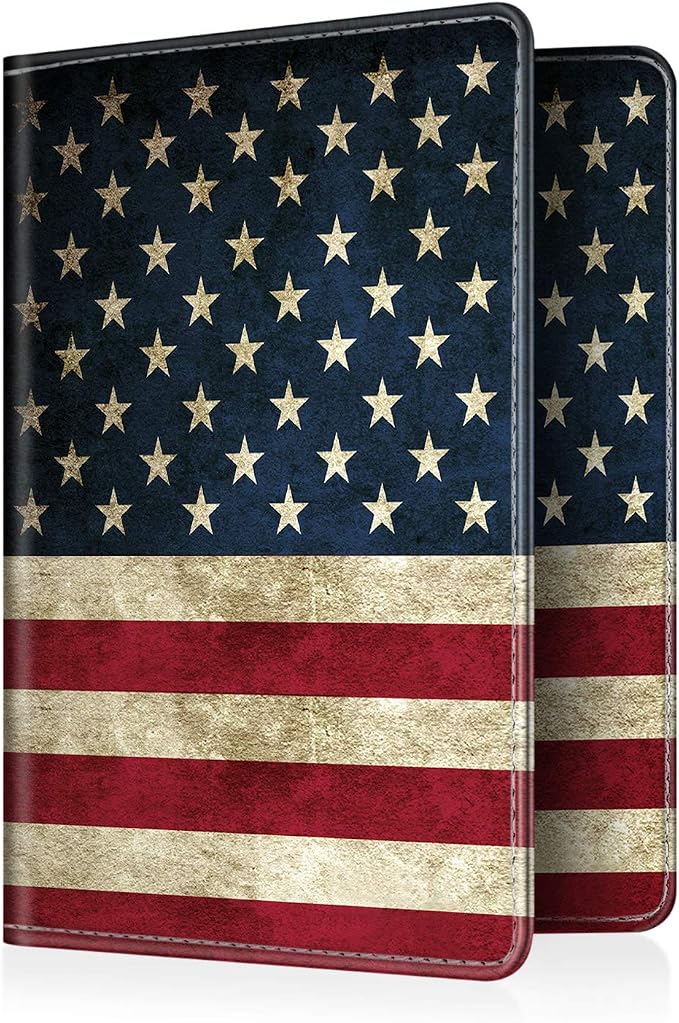 FINTIE Passport Holder, Slim Travel Wallet RFID Blocking Card Case Cover | Passport Cover Protector Essentials with Credit Card Slots, For Women/Men