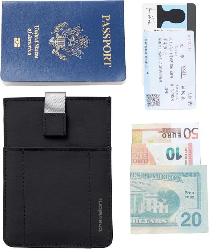 Travelon RFID Blocking Pull Up Passport holder