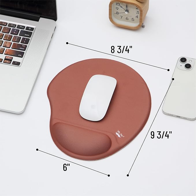 Mr. Pen- Ergonomic Mouse Pad with Wrist Rest | Breathable Fabric with Memory Foam Cushion, Non-Slip Rubber Base, Gel Mouse Pad with Wrist Support